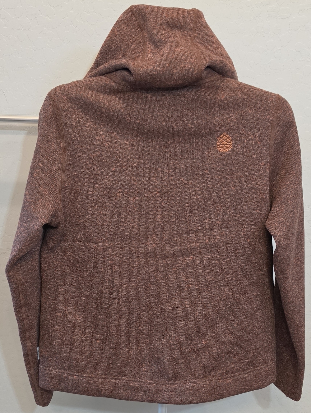 Stio Brown Heather Zip-Up Hoodie with Tan Accents Brand New Never Used - Picture 12 of 13